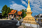 Luang Prabang, Laos - Wat Sene, inside the temple precinct there are several small that and various chapels. 